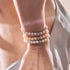 Champagne | Argent sterling 925 | Bracelet en perles d'eau douce